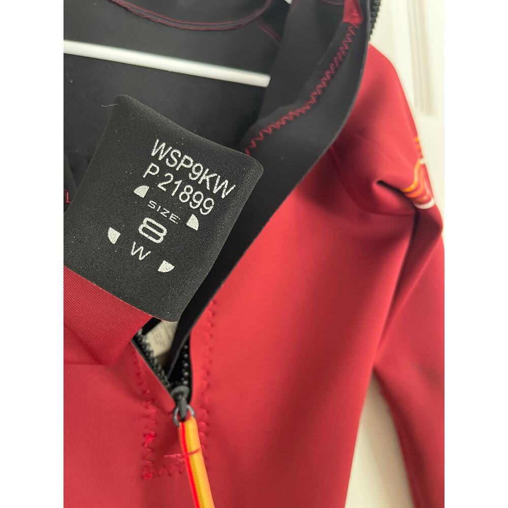 Rip Curl• G BOMB Cheeky 1mm Long Sleeve Spring Suit Wetsuit Maroon - Picture 16 of 17